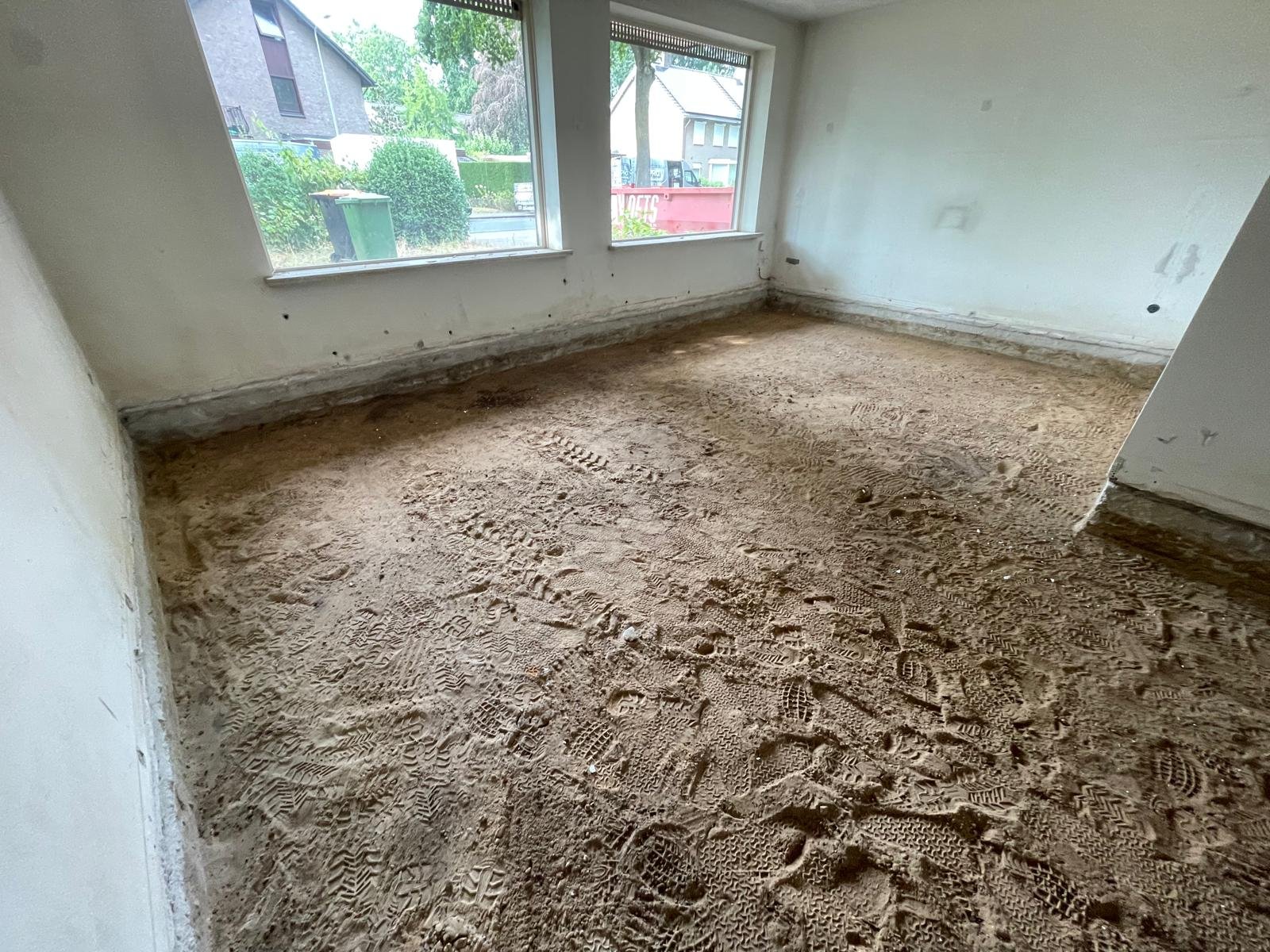 Woning gestript voor renovatie